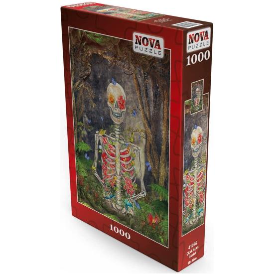 Puzzle 1000 pièces Blooming Skeleton Nova