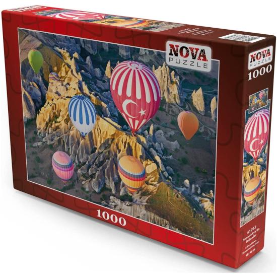 Puzzle Nova Globes en Cappadoce 1000 pièces