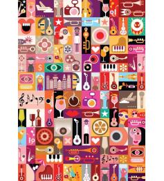 Puzzle Nova Illustration Musicale 1000 Pièces