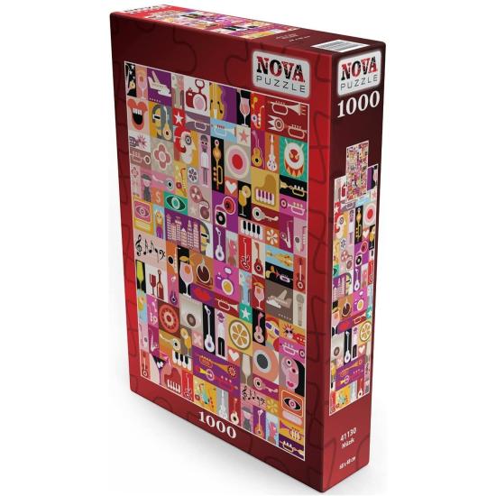 Puzzle Nova Illustration Musicale 1000 Pièces