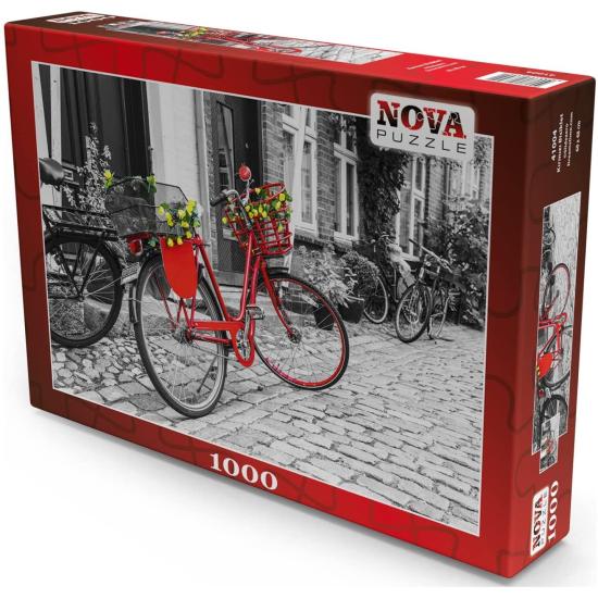 Puzzle Nova Le Vélo Rouge 1000 Pièces