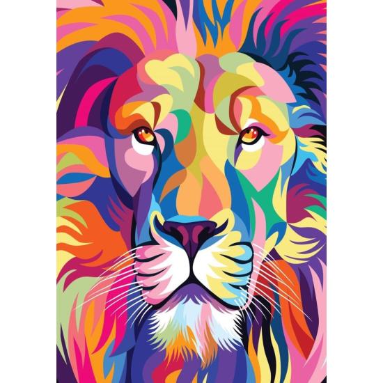Puzzle Nova Lion Coloré 1000 Pièces