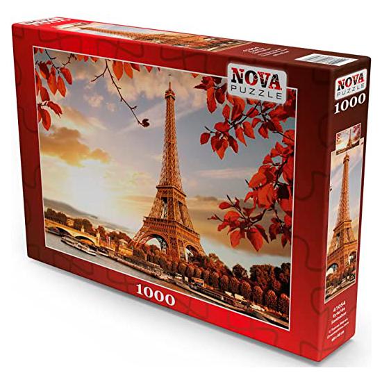 Puzzle Nova L'Automne aux Tours Eiffel 1000 pièces