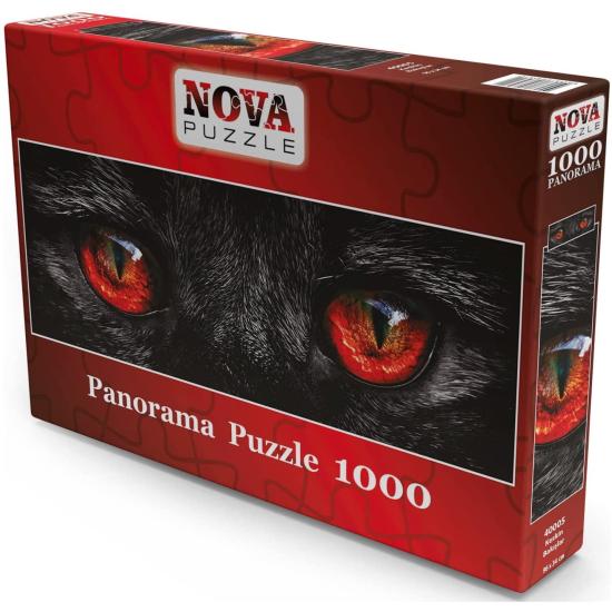 Puzzle Nova Panorama Cat's Eyes 1000 pièces