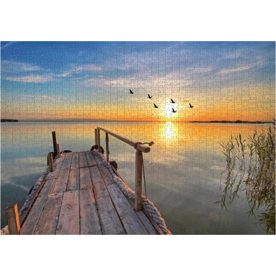 Puzzle Nova Coucher de soleil sur la jetée 1000 pièces