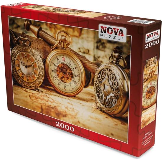 Puzzle Nova Horloges Anciennes 2000 Pièces