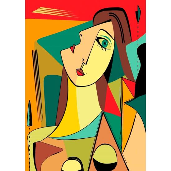 Puzzle portrait cubiste Nova 1000 pièces