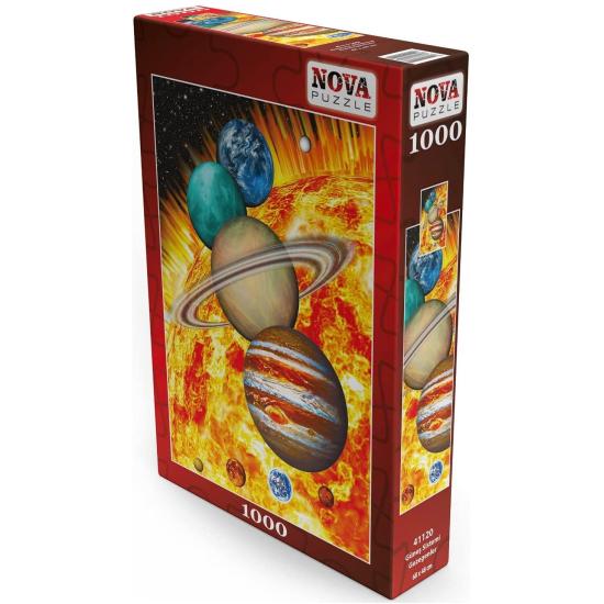 Puzzle système solaire vertical Nova 1000 pièces