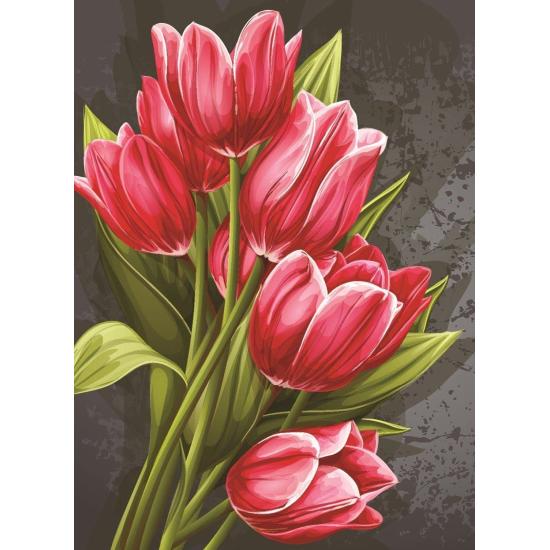 Puzzle Nova Tulipes rouges 1000 pièces