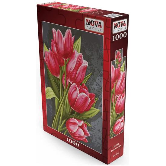 Puzzle Nova Tulipes rouges 1000 pièces