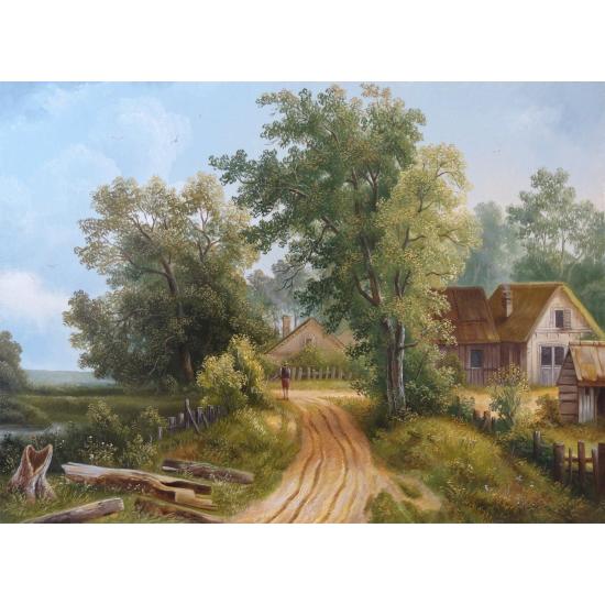 Puzzle Nova Une journée à la Campagne du Village de 1000 Pièces