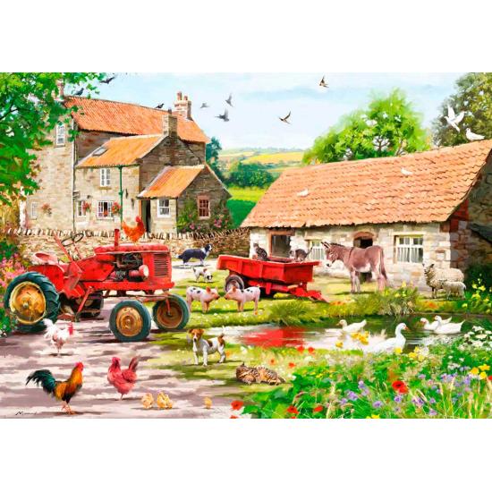 Puzzle Maison de la loutre à la ferme 500 pièces