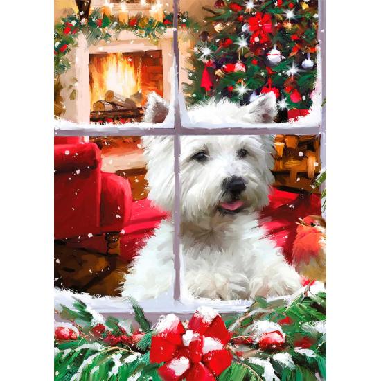 Puzzle Otter House En attendant le Père Noël 1000 pièces