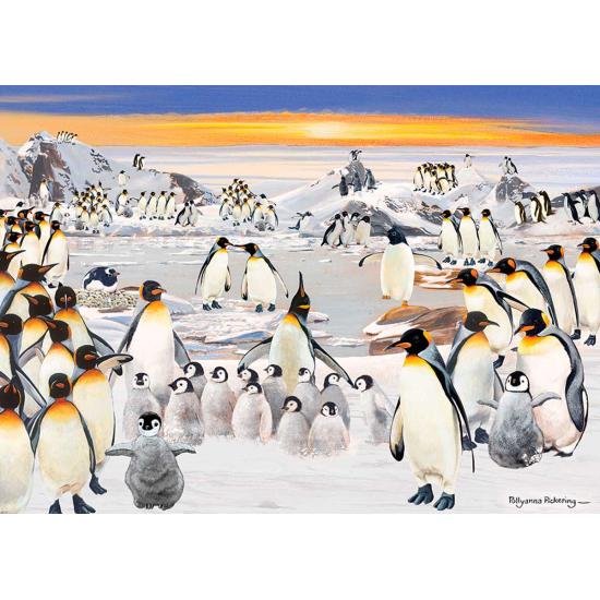 Puzzle Puzzle Otter House Penguin Party 1000 pièces