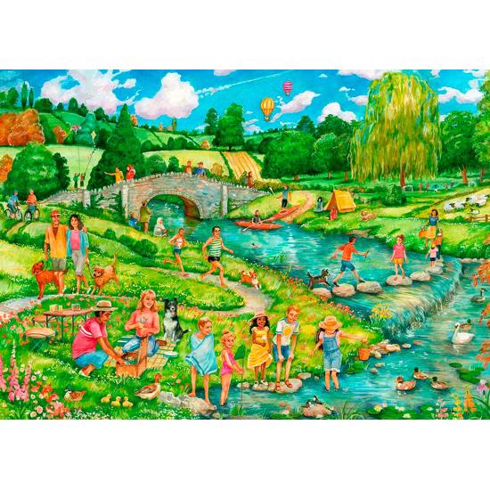 Otter House Puzzle 1000 pièces The Great Country Outing