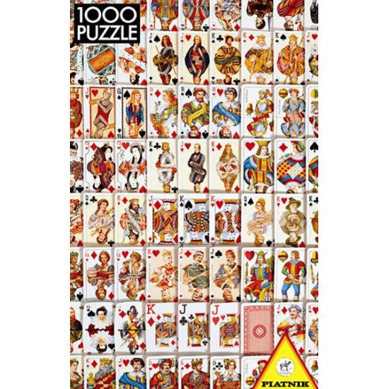 Piatnik Puzzle Jeu de Cartes 1000 Pièces