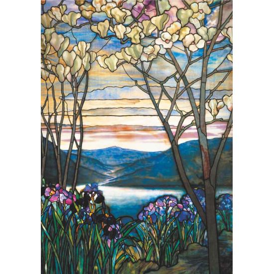 Piatnik Magnolias et Tiffany Iris Puzzle 1000 pièces