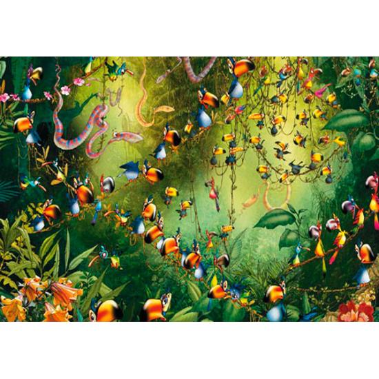 Piatnik Puzzle Oiseaux dans la jungle 1000 pièces