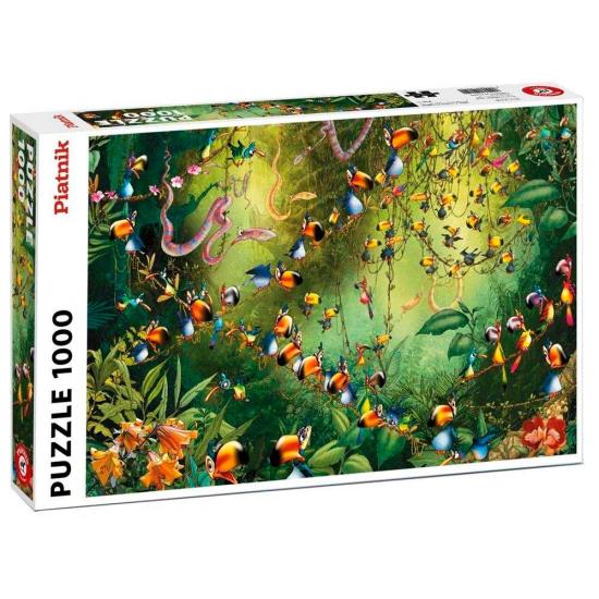 Piatnik Puzzle Oiseaux dans la jungle 1000 pièces