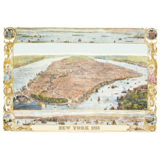Piatnik Avion Puzzle de New York, 1853 de 1000 pièces