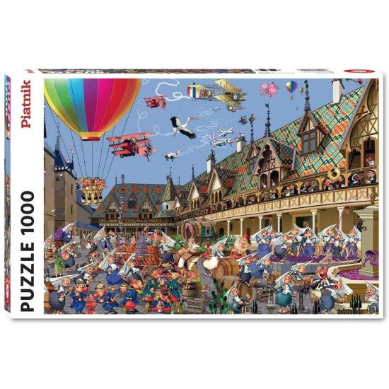 Puzzle Piatnik Vente des Vins à Beaune 1000 pièces
