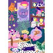 Puzzle Pieces and Peace Amoureux Des Chats 1000 pièces