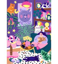 Puzzle Pieces and Peace Amoureux Des Chats 1000 pièces