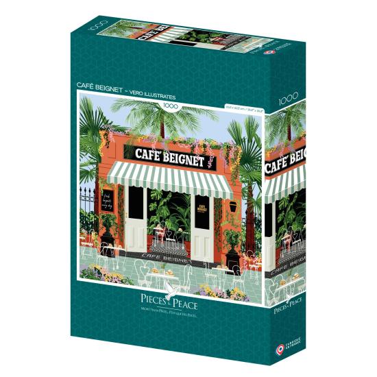 Puzzle Pieces and Peace Café Beignet 1000 pcs