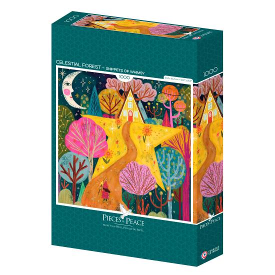 Puzzle Pieces and Peace Forêt céleste 1000 pcs