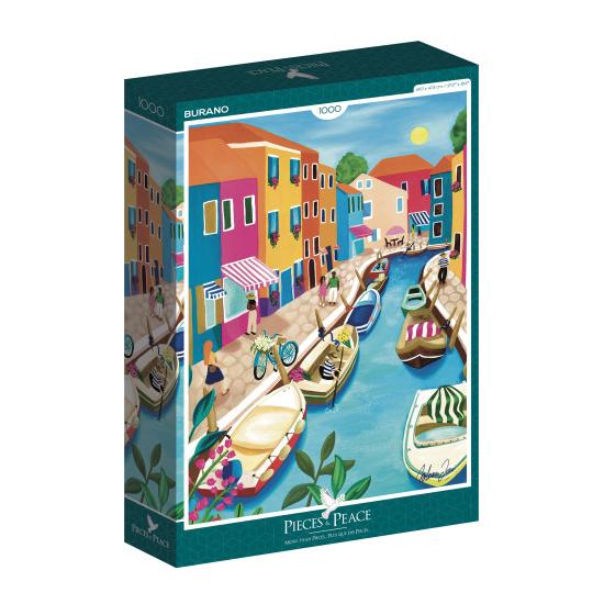 Pièces de puzzle et paix Burano 1000 pièces Pièces de puzzle et paix Burano 1000 pièces