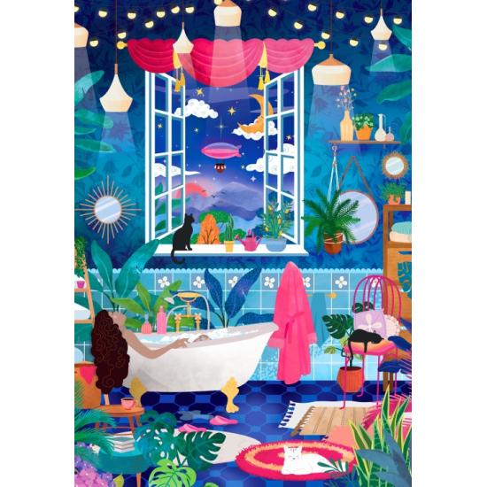 Puzzle Pieces and Peace Bulles Et Étoiles 1000 Pcs