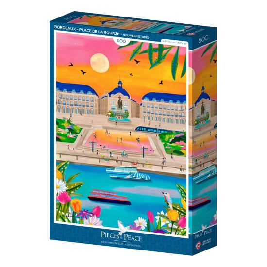 Puzzle Pieces and Peace Bordeaux, Place De La Bourse 500 pièces