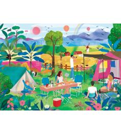 Puzzle Pieces and Peace Camping D'Été 1500 pièces