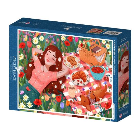Puzzle Pieces and Peace Carpe Diem 500 pièces