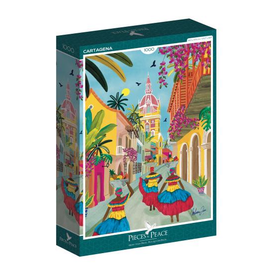 Pièces de puzzle et paix Cartagena 1000 pièces Pièces de puzzle et paix Cartagena 1000 pièces