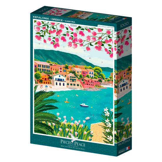 Puzzle Pieces and Peace Céphalonie, Grèce 1000 pièces