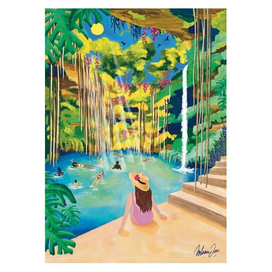 Pieces and Peace Cenote Ik'il Puzzle 1000 pièces