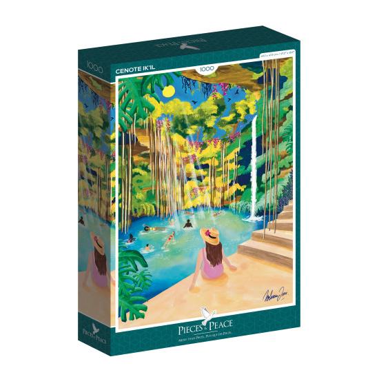 Pieces and Peace Cenote Ik'il Puzzle 1000 pièces