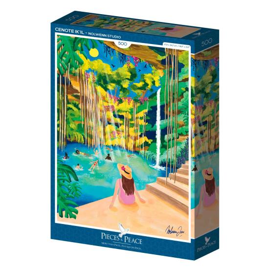 Puzzle Pieces and Peace Cenote Ik'il 500 pièces