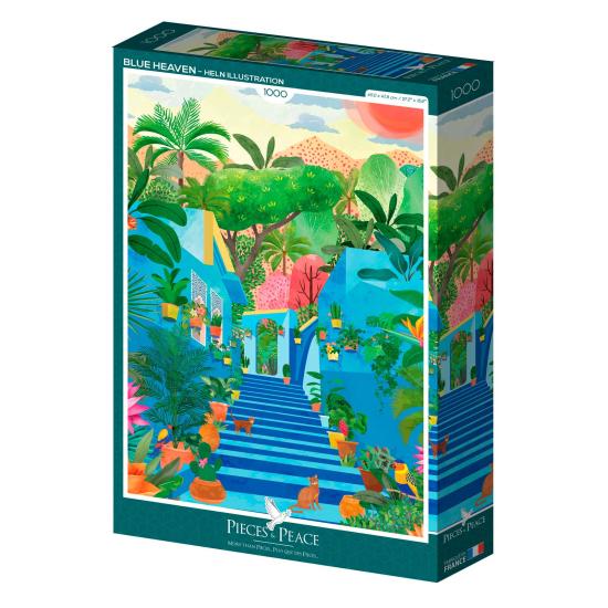 Puzzle Pieces and Peace Ciel Bleu 1000 pièces Puzzle Pieces and Peace Ciel Bleu 1000 pièces