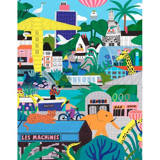 Puzzle Pieces and Peace Nantes 1000 pcs