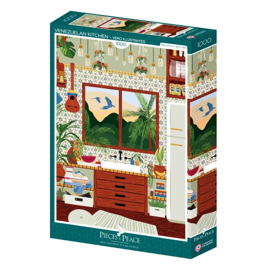 Puzzle Pieces and Peace Cuisine vénézuélienne 1000 pcs Puzzle Pieces and Peace Cuisine vénézuélienne 1000 pcs