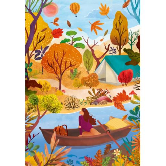 Puzzle Pieces and Peace Couleurs d'automne 1000 pcs