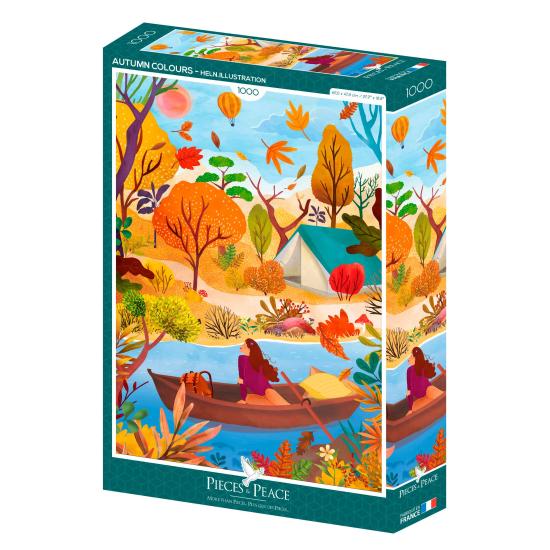 Puzzle Pieces and Peace Couleurs d'automne 1000 pcs