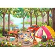 Puzzle Pieces and Peace Journée De Camping 500 pièces