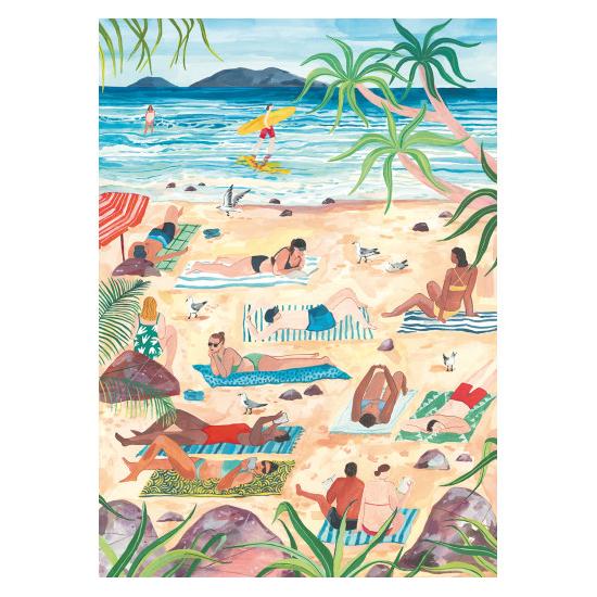 Puzzle Pieces and Peace Beach Day 1000 pièces