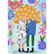 Puzzle Pieces and Peace Douche de Fleurs de 500 Pzs