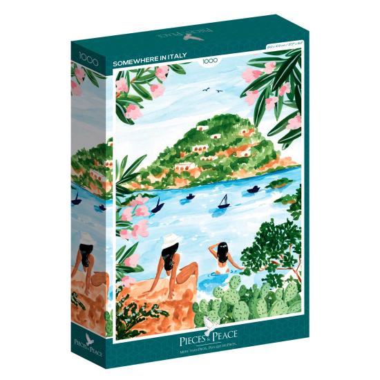 Pièces de puzzle et paix Quelque part en Italie 1000 pièces
