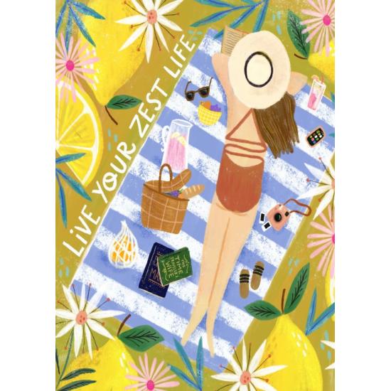 Puzzle Pieces and Peace Joie de Vivre de 500 Pzs Puzzle Pieces and Peace Joie de Vivre de 500 Pzs