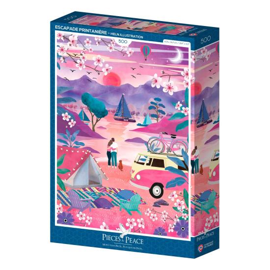 Puzzle Pieces and Peace Escapade Printanière 500 pièces